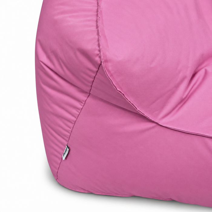 Outlet - Pouf Divanetto morbido Avalon in poliestere Jive per interno dim: 120x100xh 65 colore Rosa