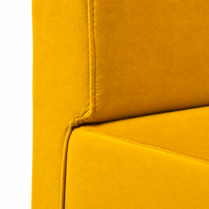Sofá Esquina para Restaurante Essence en Piel Sintética Mamba Dim 62x62xH88 cm