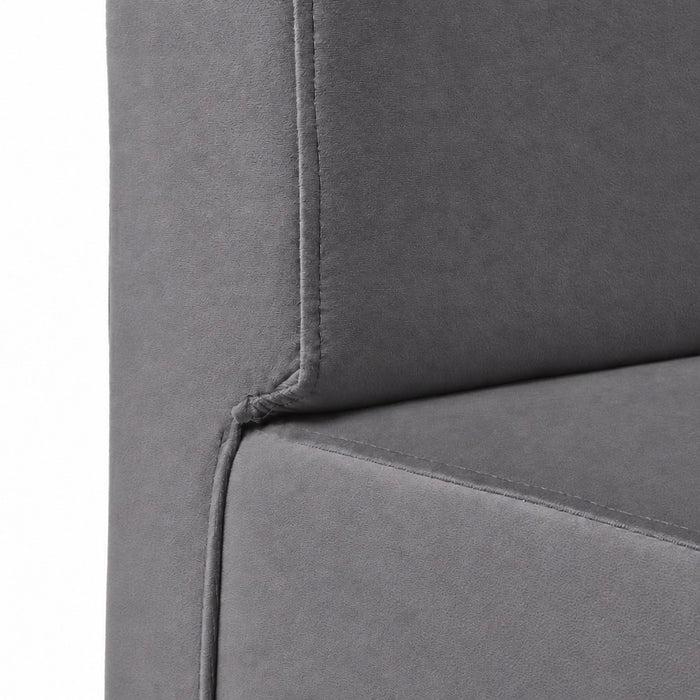 Sofá 2 plazas para restauración Essence en ecopiel Mamba Dim 100x62xH88