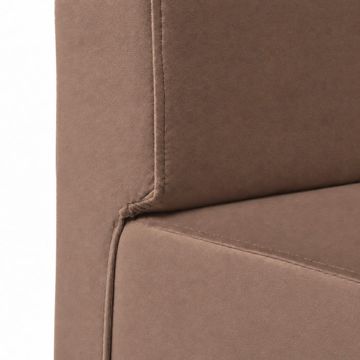 Sofá 3 plazas para restaurante Essence en ecopiel Mamba Dim 150x62xH88