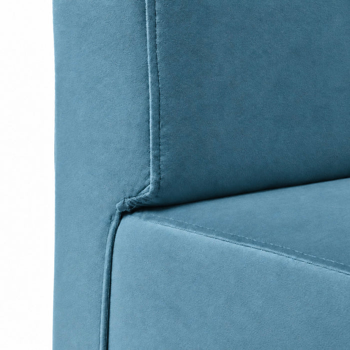 Sofá 2 plazas para restauración Essence en ecopiel Mamba Dim 100x62xH88