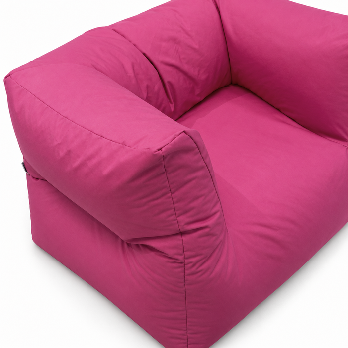Outlet - Poltrona morbida Avalon in poliestere Jive per interno dim: 100x80xh 65 colore Fucsia