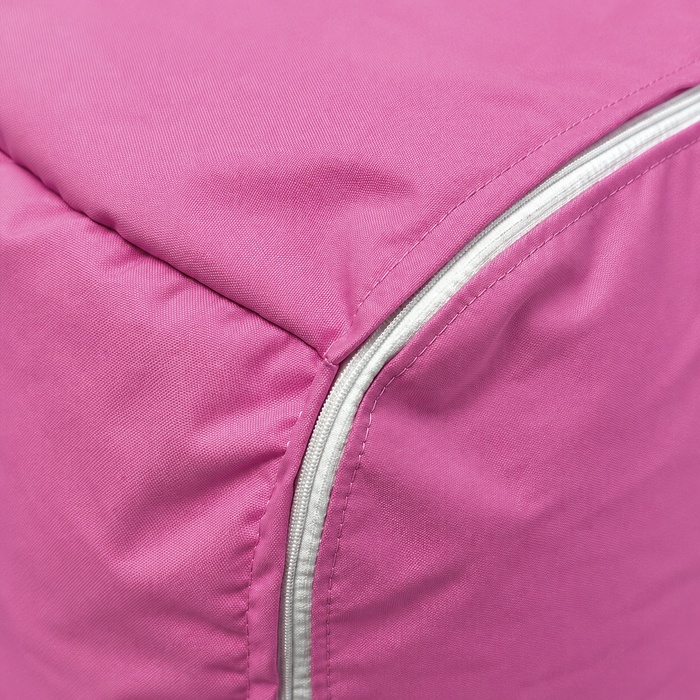 Outlet - Pouf Divanetto morbido Avalon in poliestere Jive per interno dim: 120x100xh 65 colore Rosa