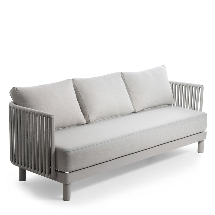 Linea Oasi Set Salotto da Esterno Avalon, Divani e Tavolino per Giardino, Terrazzo, Balcone, Comfort e Stile Naturale