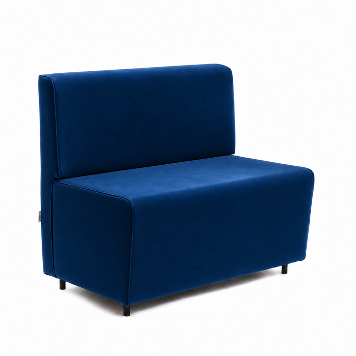 Essence 2-seater sofa for restaurants in faux leather Mamba Dim 100x62xH88