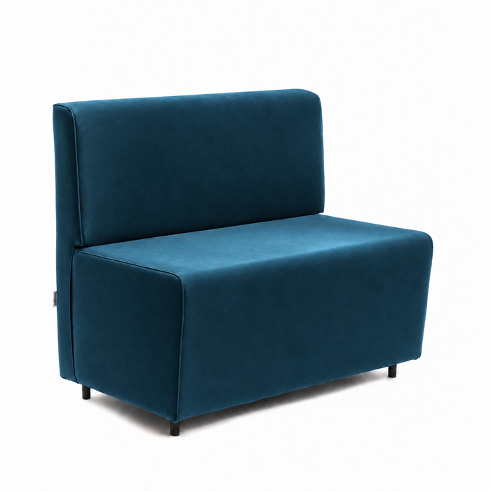 Essence 2-seater sofa for restaurants in faux leather Mamba Dim 100x62xH88