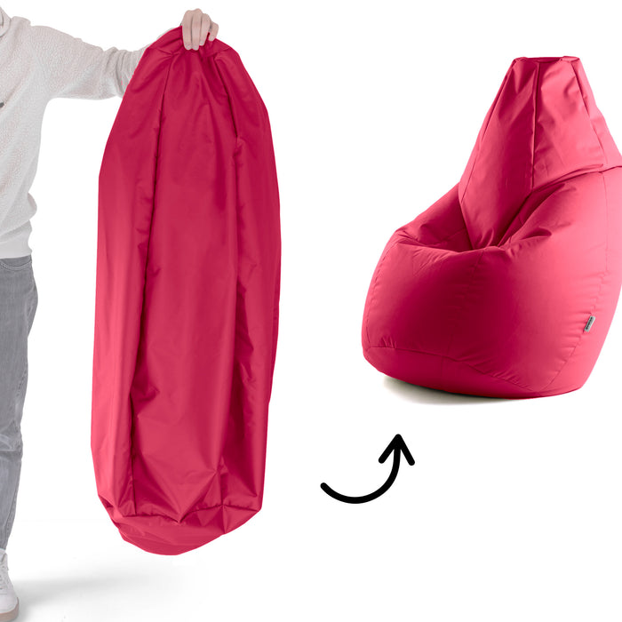Pouf only Empty Bag Armchair Sacco Bag L Jive 95x95x90cm Made in Italy in non-padded tear-resistant fabric