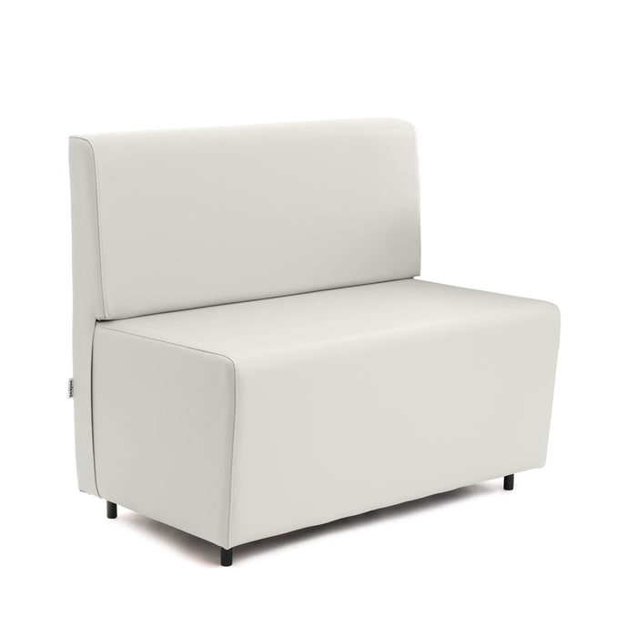 Divanetto Essence 2 posti per Ristoranti in finta pelle Mamba Dim 100x62xH88