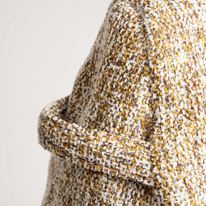 Pouf Poltrona Sacco Grande Ploof Avalon in tessuto Grisaglia per interno dim. Ø85 x H90 cm