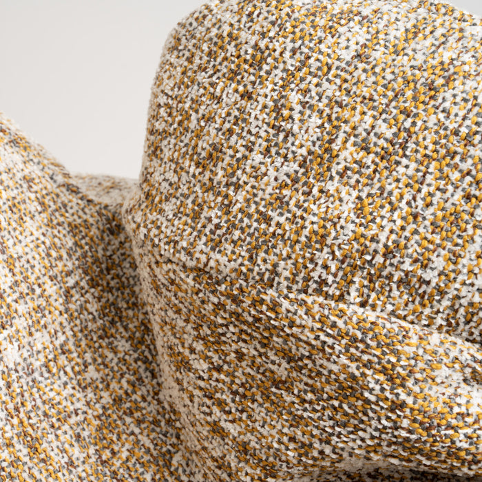 Pouf Poltrona Sacco Grande Ploof Avalon in tessuto Grisaglia per interno dim. Ø85 x H90 cm