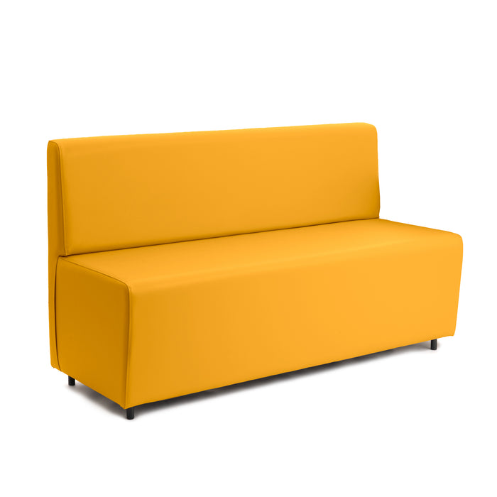 Essence 3-seater sofa for restaurants in faux leather Mamba Dim 150x62xH88