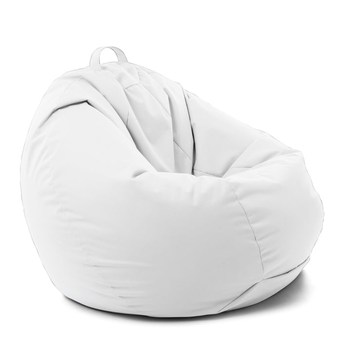 Pouf poltrona sacco Gigante Softy, sfoderabile con sacca interna, Avalon in tessuto poliestere Samba per esterno, Imbottito, Antistrappo, Impermeabile Dim: Ø90 x H90cm