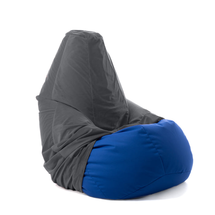 Cover Velvet Bean Bag L Made in Italy in Velvet Fabric