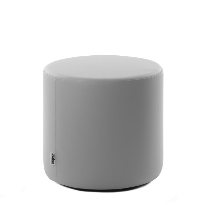 Avalon Rigid Cylinder Pouf Faux Leather Jazz for Indoor and Outdoor Dim: Ø40 cm X H43 cm