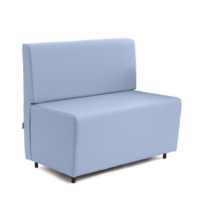 Divanetto Essence 2 posti per Ristoranti in finta pelle Mamba Dim 100x62xH88