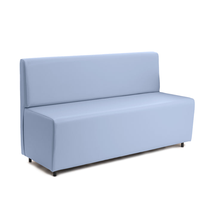 Essence 3-seater sofa for restaurants in faux leather Mamba Dim 150x62xH88