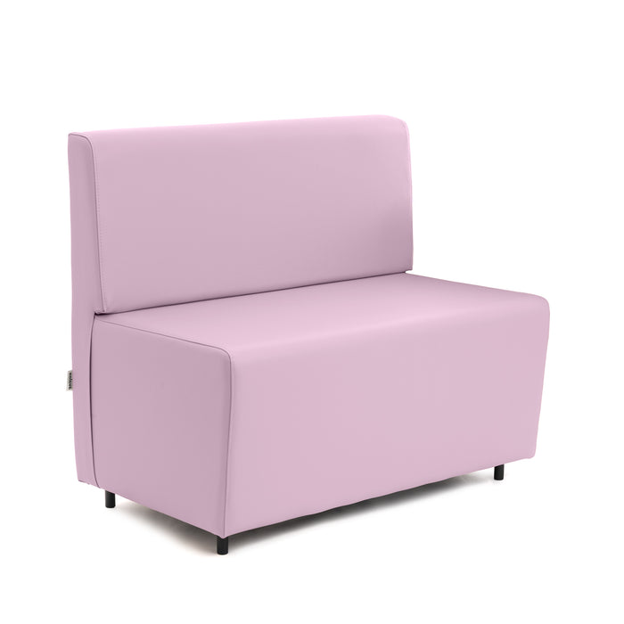 Divanetto Essence 2 posti per Ristoranti in finta pelle Mamba Dim 100x62xH88