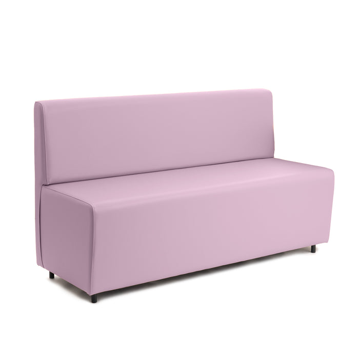 Essence 3-seater sofa for restaurants in faux leather Mamba Dim 150x62xH88