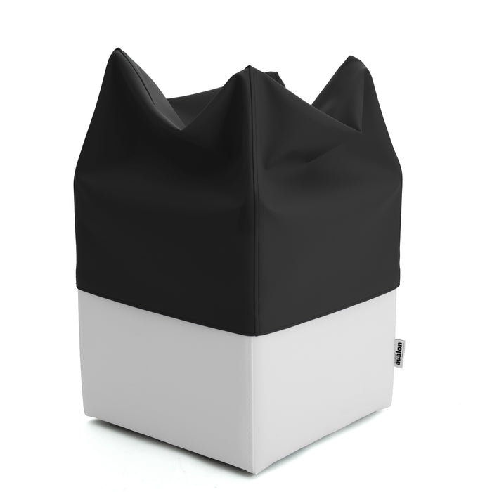 Pouf Cubo Rigido Sfoderabile 40x40 cm in Ecopelle Antimacchia o Velluto Avalon – Design Moderno Made in Italy