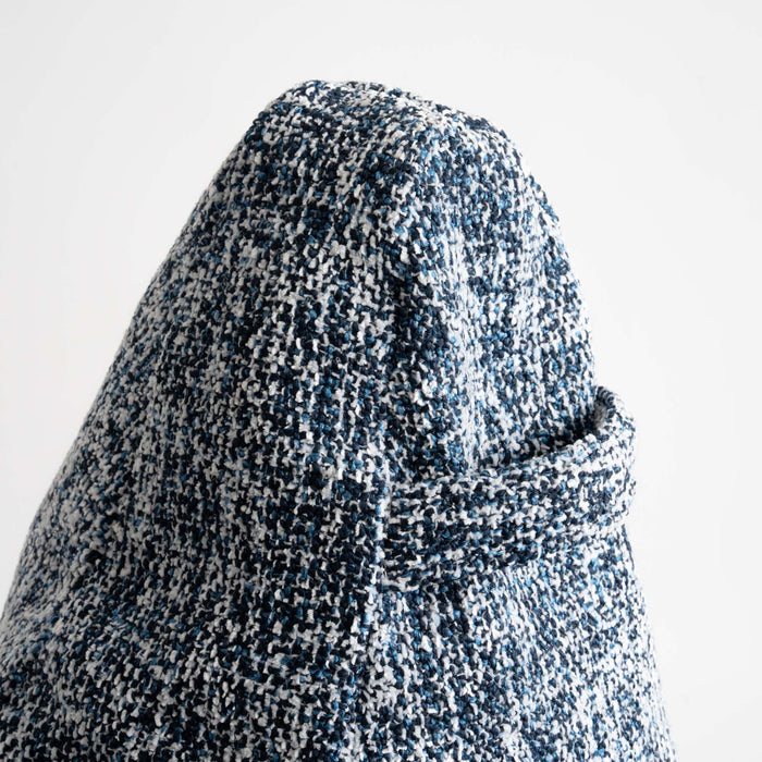 Pouf Poltrona Sacco Grande Ploof Avalon in tessuto Grisaglia per interno dim. Ø85 x H90 cm