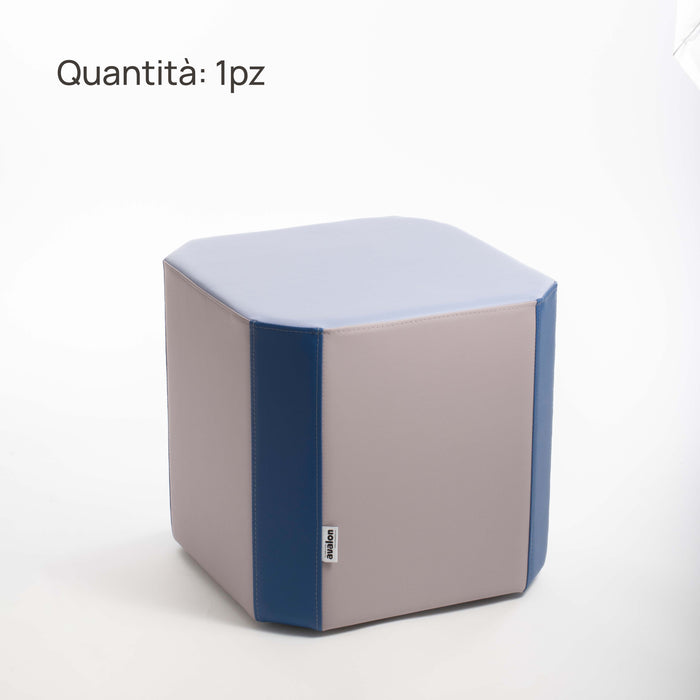 Set Pouf Rigidi Geometrici Casa del Grande Fratello Edizione 2024 - varie dimensioni e colori
