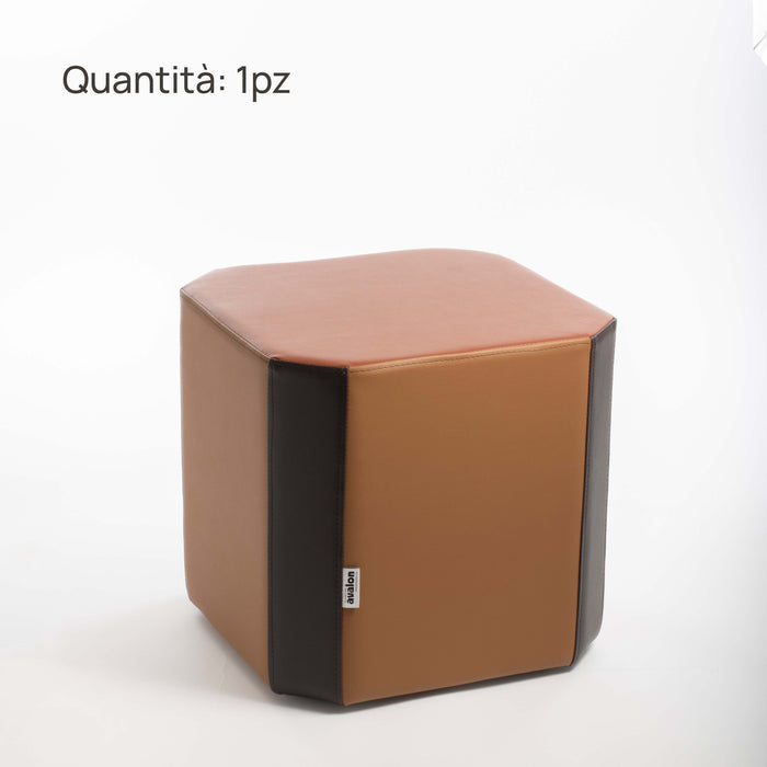 Set Pouf Rigidi Geometrici Casa del Grande Fratello Edizione 2024 - varie dimensioni e colori