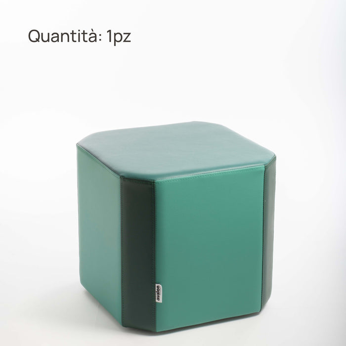 Set Pouf Rigidi Geometrici Casa del Grande Fratello Edizione 2024 - varie dimensioni e colori