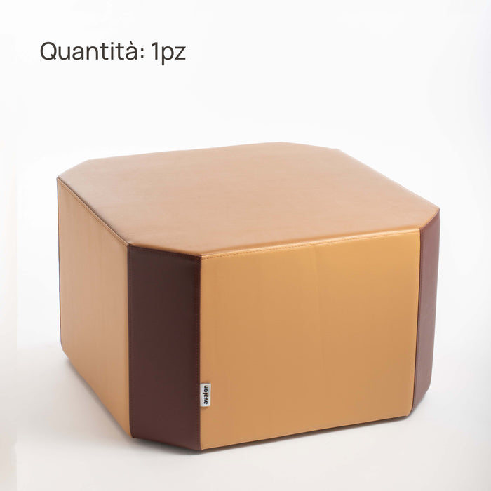 Set Pouf Rigidi Geometrici Casa del Grande Fratello Edizione 2024 - varie dimensioni e colori