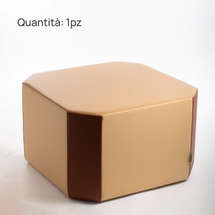 Set Pouf Rigidi Geometrici Casa del Grande Fratello Edizione 2024 - varie dimensioni e colori