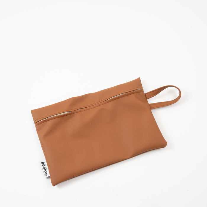 Avalon Pouf Armchair Sacco Pera in Faux Leather Jazz Dim. 70x130cm Made in Italy + Free Clutch Bag