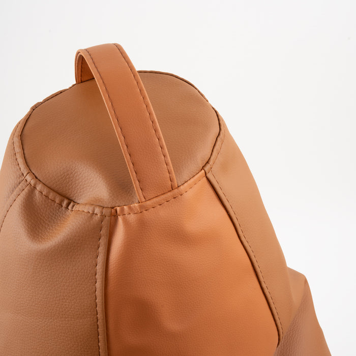 Avalon Pouf Armchair Sacco Pera in Faux Leather Jazz Dim. 70x130cm Made in Italy + Free Clutch Bag