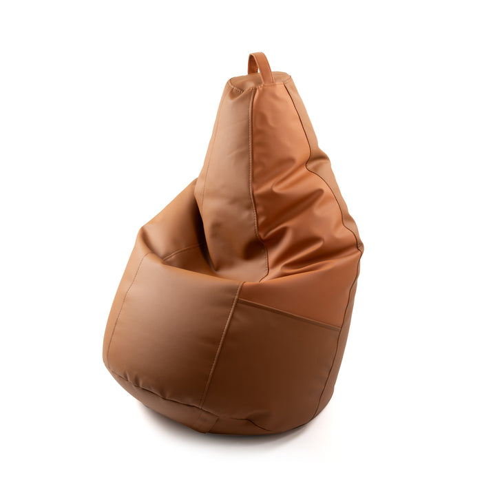 Avalon Pouf Armchair Sacco Pera in Faux Leather Jazz Dim. 70x130cm Made in Italy + Free Clutch Bag