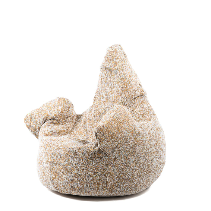 Pouf Poltrona Sacco Grande Ploof Avalon in tessuto Grisaglia per interno dim. Ø85 x H90 cm