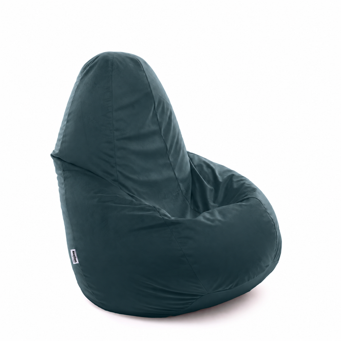 Pouf Poltrona Sacco media BAG M in velluto dim. 68 x 107 cm