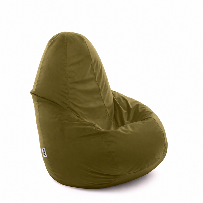 Pouf Poltrona Sacco media BAG M in velluto dim. 68 x 107 cm