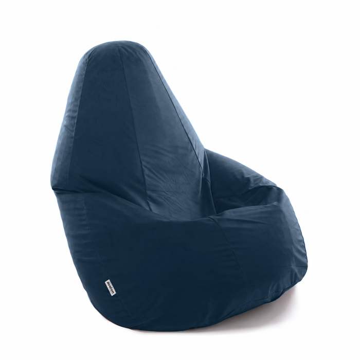 Pouf Poltrona Sacco Grande BAG L in velluto dim. 80 x 125 cm