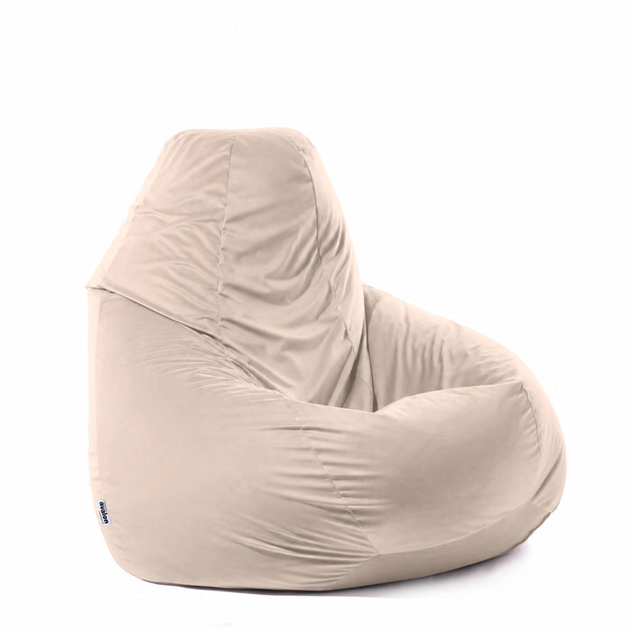 Pouf Poltrona Sacco Grande BAG XXL in velluto dim. 95 x 135 cm