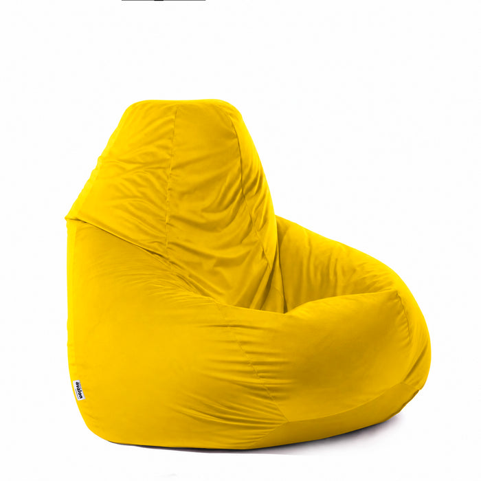 Pouf Poltrona Sacco Grande BAG XXL in velluto dim. 95 x 135 cm