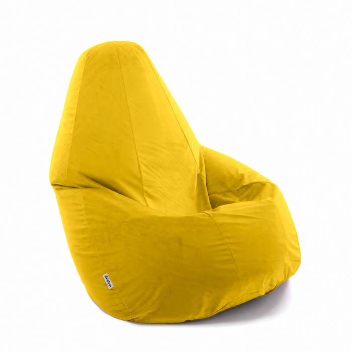 Pouf Poltrona Sacco Grande BAG L in velluto dim. 80 x 125 cm