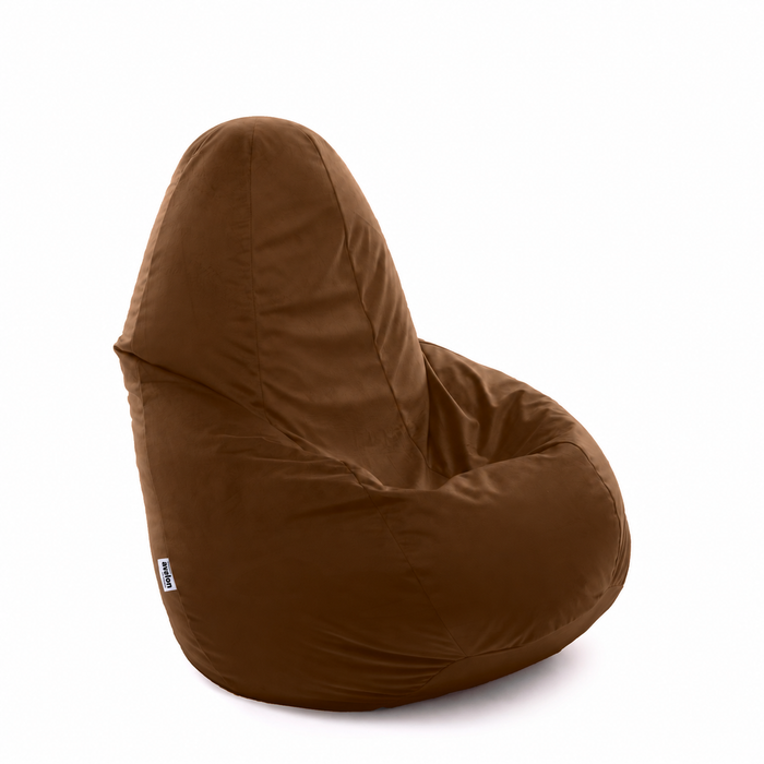 Pouf Poltrona Sacco media BAG M in velluto dim. 68 x 107 cm