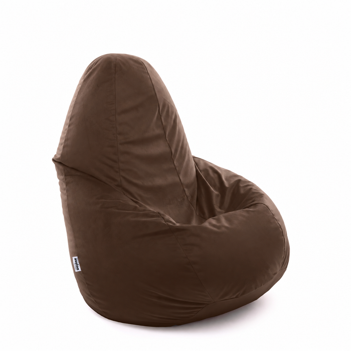 Pouf Poltrona Sacco media BAG M in velluto dim. 68 x 107 cm