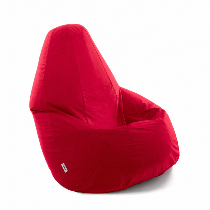 Pouf Poltrona Sacco Grande BAG L in velluto dim. 80 x 125 cm