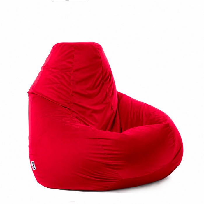 Pouf Poltrona Sacco Grande BAG XXL in velluto dim. 95 x 135 cm