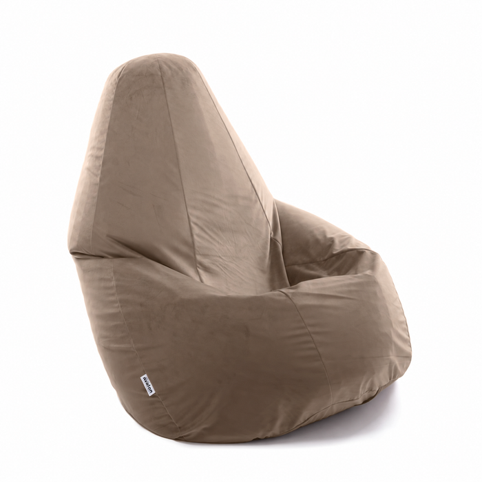 Pouf Poltrona Sacco Grande BAG L in velluto dim. 80 x 125 cm