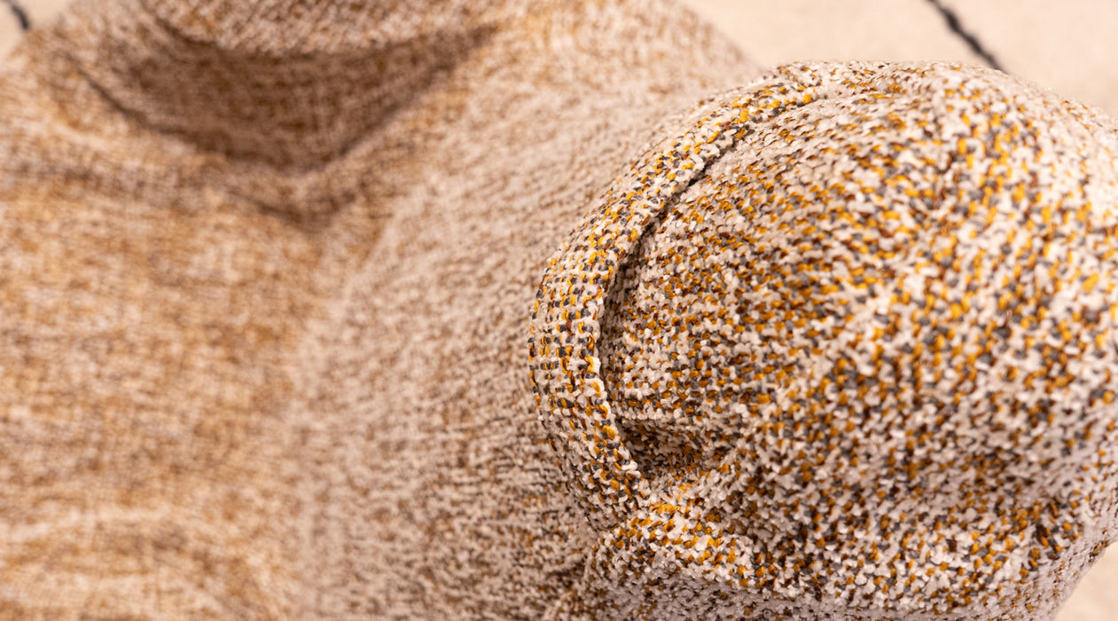 Pouf Poltrona Sacco Grande Ploof Avalon in tessuto Grisaglia per interno dim. Ø85 x H90 cm