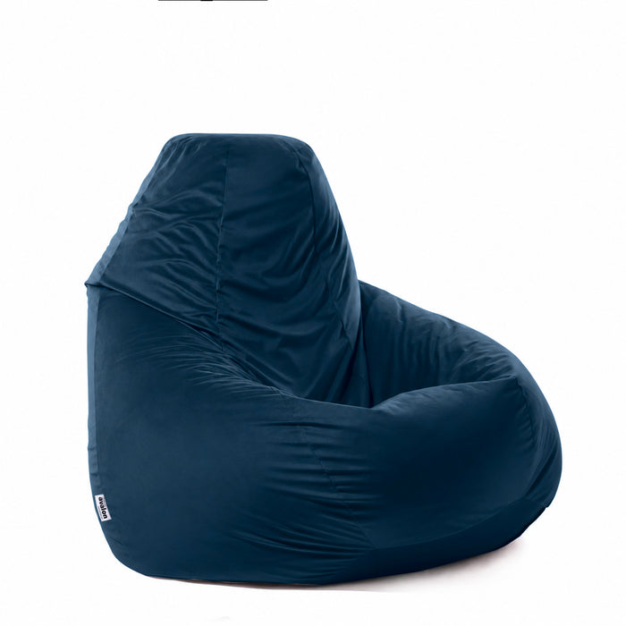 Pouf Poltrona Sacco Grande BAG XXL in velluto dim. 95 x 135 cm