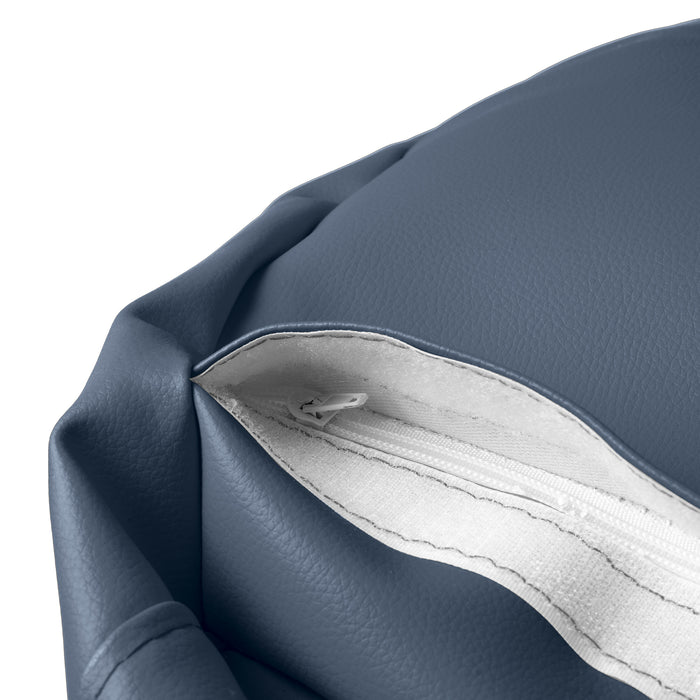 Avalon - Pouf Poltrona Sacco in Ecopelle Deluxe Super Resistente ELITE, Pouf Sacco di Qualità Sartoriale, Bean Bag per Sedersi Ergonomico, Pouf a Sacco Impermeabile, Made in IT - 85x90cm