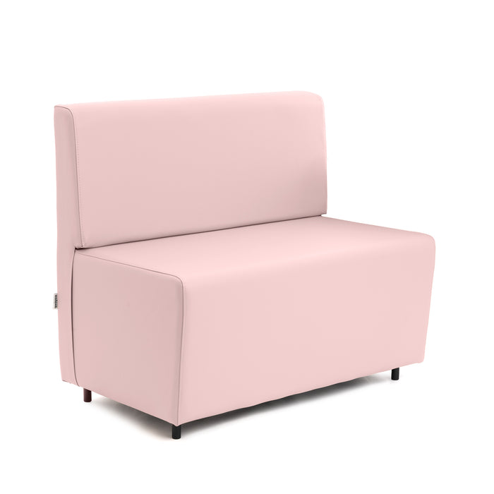 Divanetto Essence 2 posti per Ristoranti in finta pelle Mamba Dim 100x62xH88