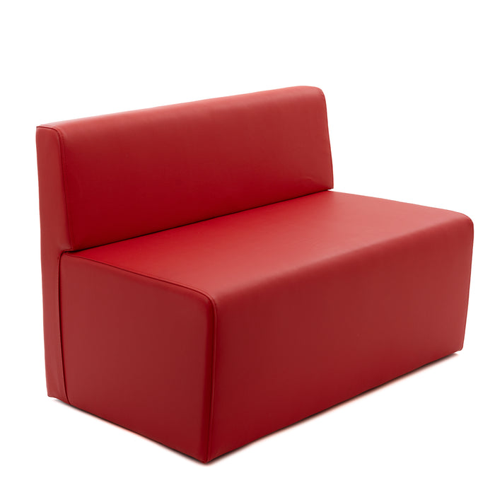 Panda 2-seater bar sofa in Mamba imitation leather