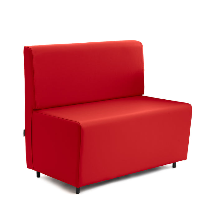 Divanetto Essence 2 posti per Ristoranti in finta pelle Mamba Dim 100x62xH88
